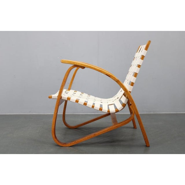 1960s Mid-Century Modern Bentwood Chair by Jan Vaněk, Czechoslovakia, 1960s For Sale - Image 5 of 17