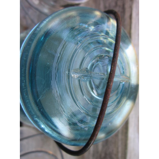 Vintage Ball Bail Jar Lot, 2 With Lids, One Aqua!, 3 Jars For Sale - Image 10 of 10