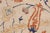 Blue 1990s Shabby Chic Kafkaz Peshawar Ivory/Blue Wool Rug - 9'1 X 10'8 For Sale - Image 8 of 10