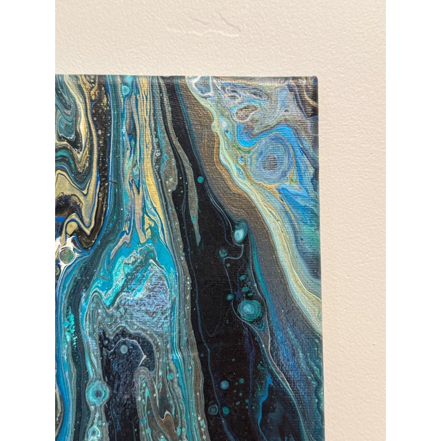 Contemporary Abstract Expressionism "Marble" Original Oil Painting For Sale - Image 10 of 12