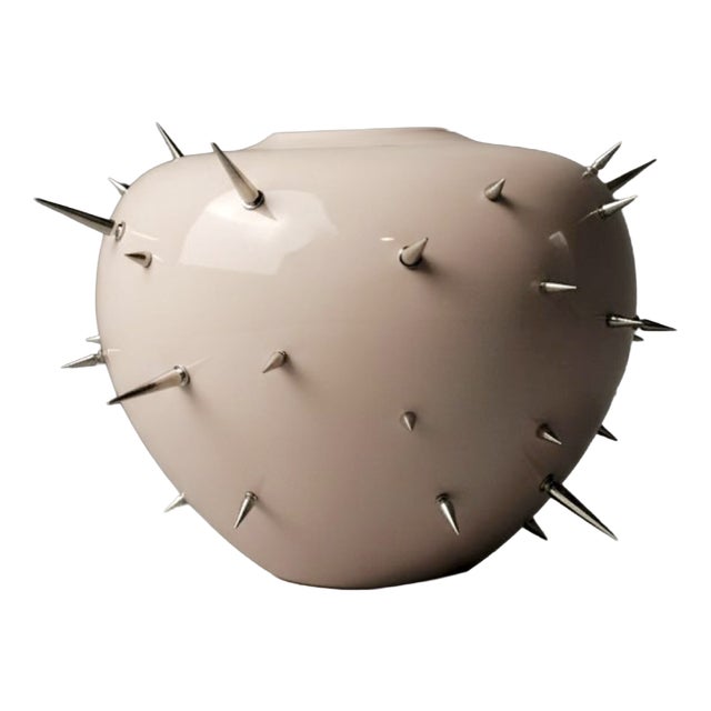 Handcrafted Stoneware Vase by Neo Design Studios For Sale