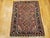 Vintage Persian Heriz Karajah Rug, Hand-Knotted Wool, Geometric Pattern, Rust-Red & Navy, 4x5 For Sale - Image 10 of 18
