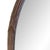 Wood Mid-20th Century Italian Oval Framed Reed and Ribbon Mirror For Sale - Image 7 of 9