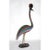 Vintage Italian Tall Jewel-Like Red Blue Green White Glass Crested Bird For Sale - Image 4 of 10