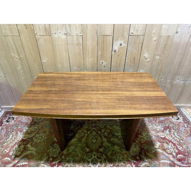 Art Deco Dining Table in Walnut Veneer with Two Extensions For Sale - Image 3 of 10