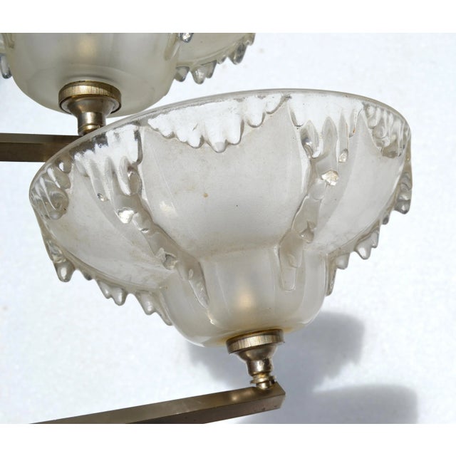 Silver Barovier Blown Murano Glass & Steel Wall Sconces Italy Mid-Century Modern, Pair For Sale - Image 8 of 13