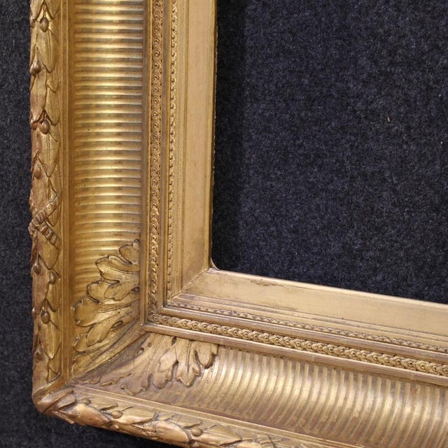 20th Century Louis XVI French Gilded Frame, 1920s For Sale - Image 6 of 13