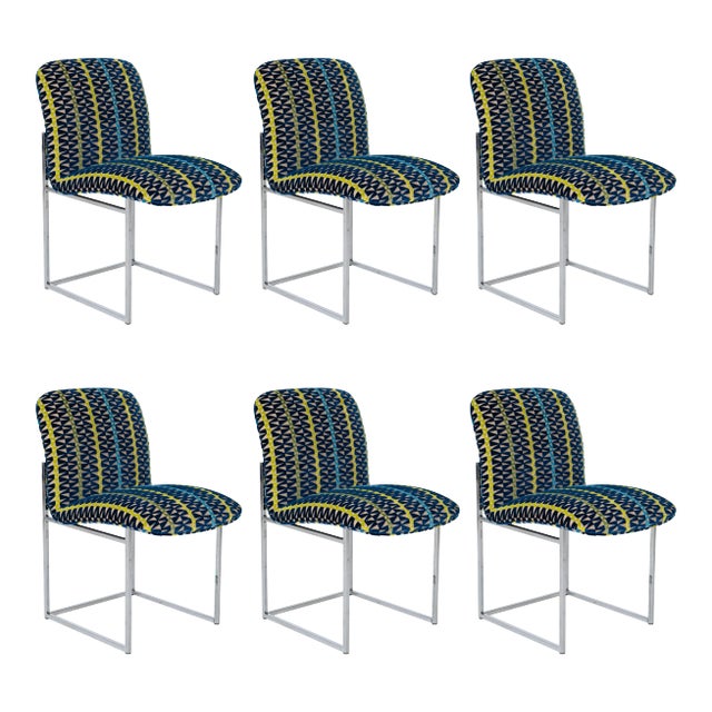 Set of 6 Dining Chairs for Design Institute of America For Sale
