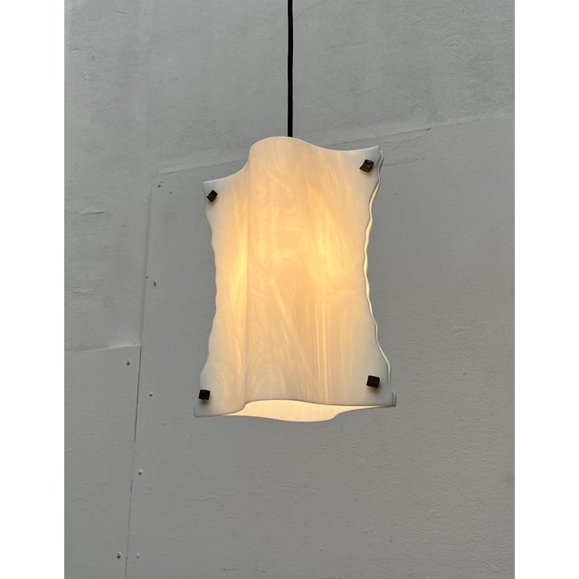 Vintage Postmodern Italian Murano Glass Pendant Lamp, 1970s For Sale - Image 4 of 18