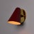 1960s 1960s Stilnovo Perforated Red Metal and Brass Articulating Sconces - a Pair For Sale - Image 5 of 18