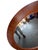 Ethan Allen Avenue Collection Round Cherry Wood Beveled Wall Mirror Console For Sale - Image 9 of 11