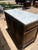 Wood French 19th Century Louis XVI Walnut Carrara Marble Top Two Door Buffet For Sale - Image 7 of 12