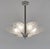 Francis Hubens A French 1925-1935 art deco chandelier in nickel plated solid brass or bronze by the famous Paris based...