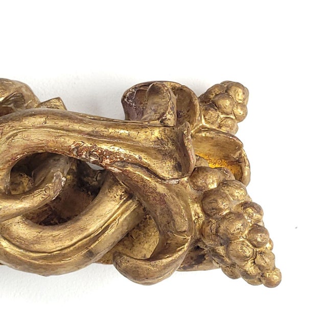 Large-Scale Baroque Giltwood Carving For Sale - Image 4 of 8