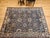 Vintage Persian Malayer Area Rug, Hand-Knotted Wool, Geometric Pattern, 5x7, Navy & Ivory For Sale - Image 12 of 18