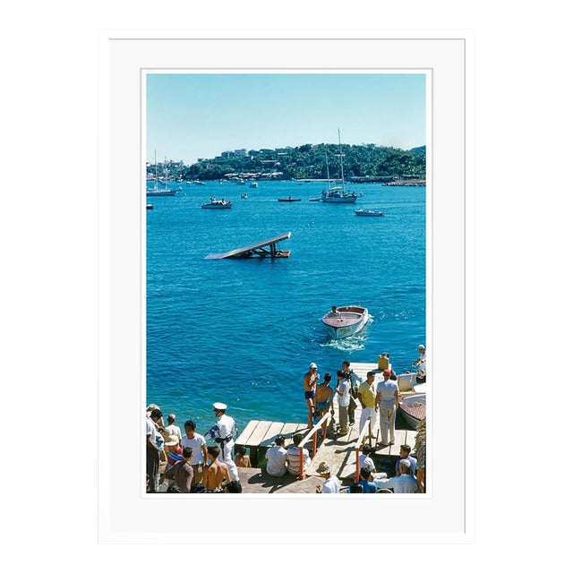 Toni Frissell 'Acapulco Scene' Archival Pigment Print Framed in White For Sale