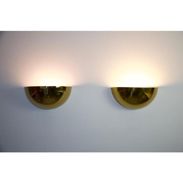 Brass Wall Lamps from Stilnovo, Italy, 1980s, Set of 2 For Sale - Image 11 of 17