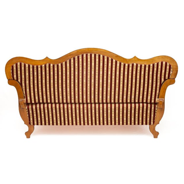 Loveseat in Silk Fabric, 1930s For Sale - Image 9 of 13