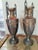 Napoleon III Empire French Brass Vases, Set of 2 For Sale - Image 10 of 18