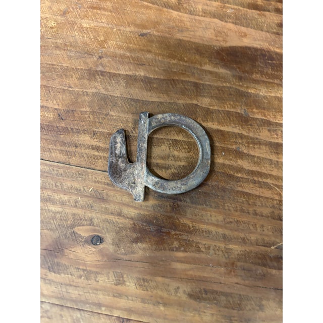 Antique American Primitive Rustic Kidney Shaped Writing Desk Console Table For Sale - Image 10 of 11