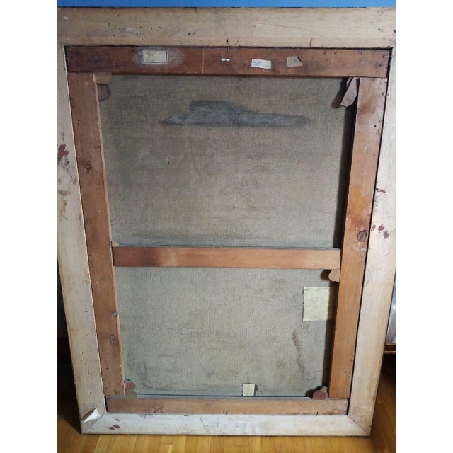 Madonna Con Il Bambino, Signed Italian Oil on Canvas Masterpiece, Achille Funi (1890–1972). For Sale - Image 9 of 13