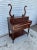 Late 19th Century Empire Revival Biedermeier Style Mahogany Vanity Without Mirror For Sale - Image 4 of 6