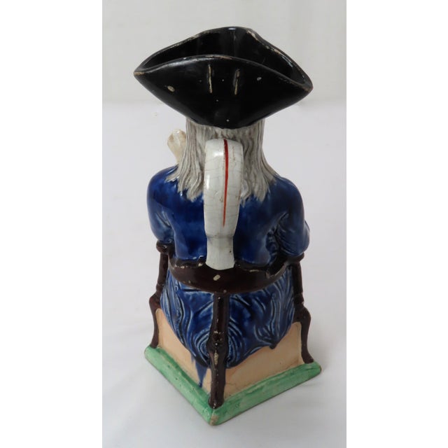 Large Authentic Early 19th Century English Staffordshire Pottery Toby ...