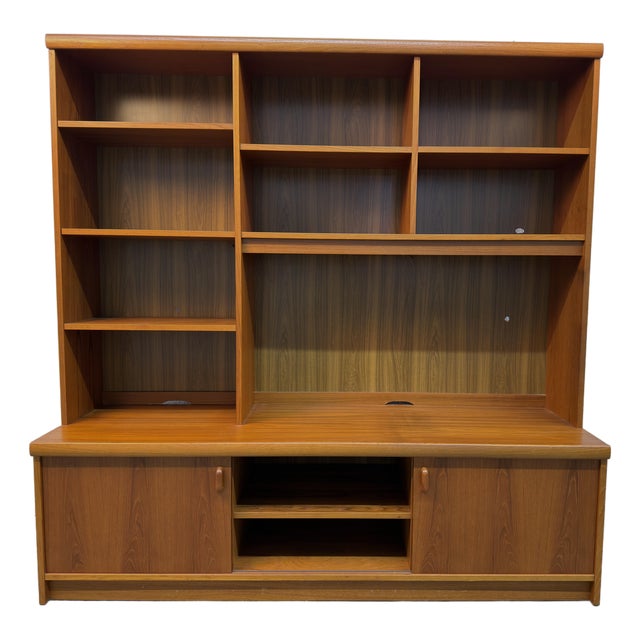 Mid-Century Danish Teak Shelving Unit by Uldum Møbelfabrik For Sale