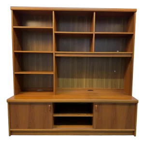 Mid-Century Danish Teak Shelving Unit by Uldum Møbelfabrik