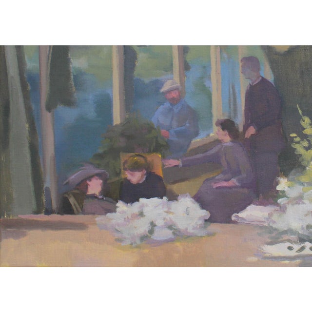 Michelle Farro Original Oil Painting "Midsummer in the River Valley" by Michelle Farro For Sale - Image 4 of 5