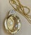 125 Carat Citrine & Diamond Pendent or Necklace 14 Karat Yellow Gold with Chain For Sale In New York - Image 6 of 18