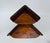 Vintage 1970s Wood Corner Shelf Wall Display For Sale - Image 4 of 10