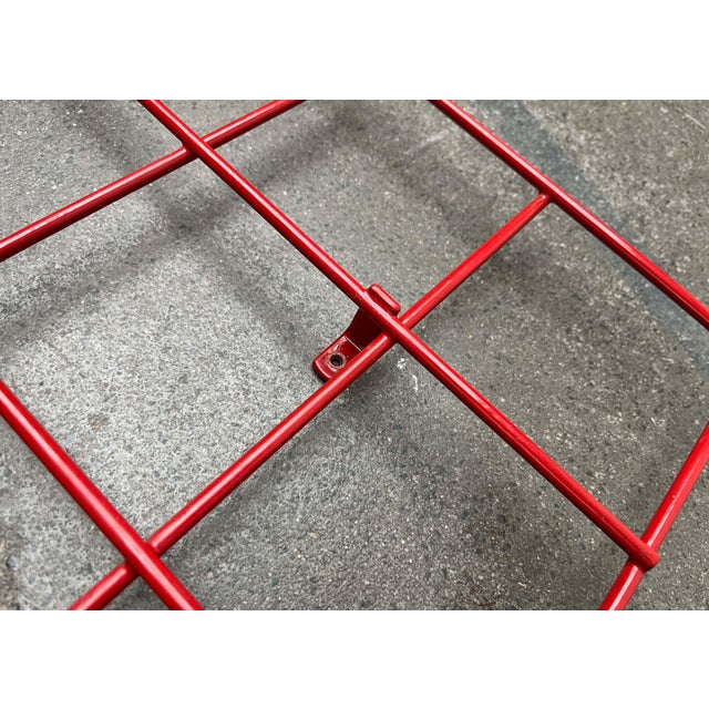 Mid-Century Modern German Red String Coat Rack, 1960s For Sale - Image 14 of 18