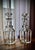 Antique Georgian Regency Cut Glass Decanters, 1820, Set of 2, in Good conditions. Designed before 1890