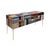 Mid-Century Modern Italian Sideboard in Wood and Colored Glass, 1950s For Sale - Image 3 of 12