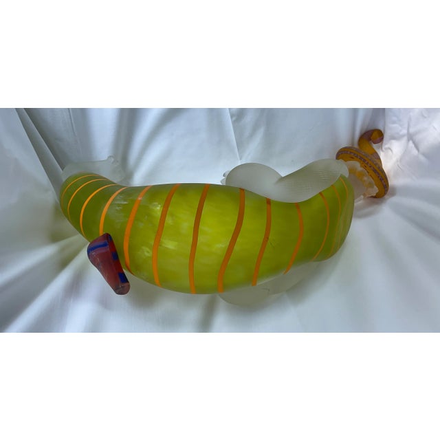 Glass Late 20th Century Art Glass Court Jester Figure For Sale - Image 7 of 12