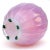 Pink Vintage Murano Barovier Toso Pink Opalescent Italian Art Glass Paneled Surface Decorative Flower Vase For Sale - Image 8 of 10