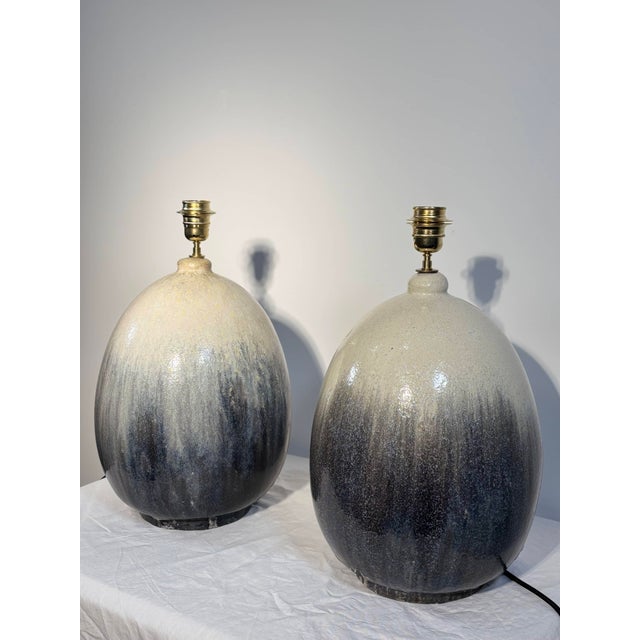 Ceramic Lamps by Marcello Fantoni, Florence, Italy, 1970, Set of 2 For Sale - Image 10 of 15