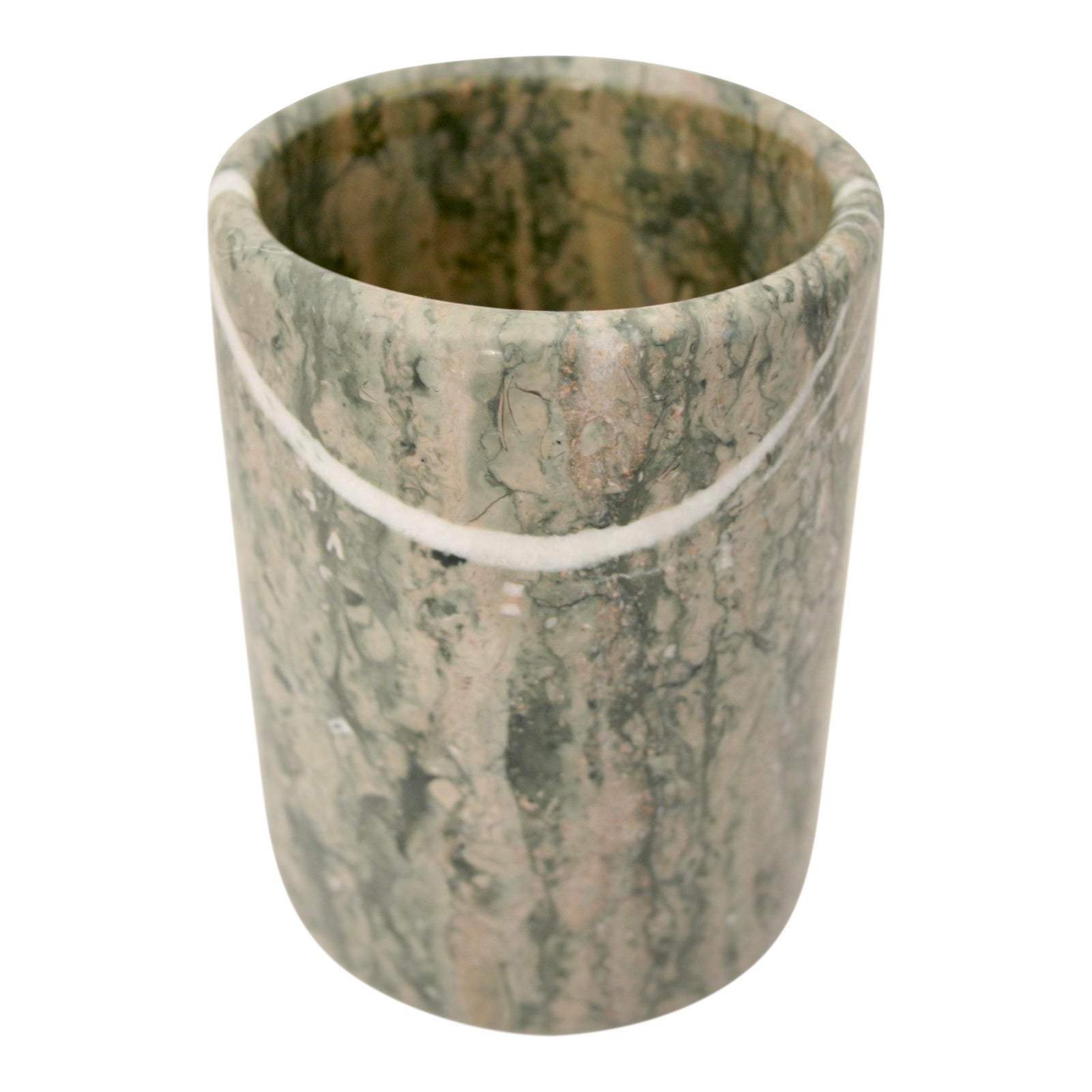 Figured Marble Wine Chiller Chairish