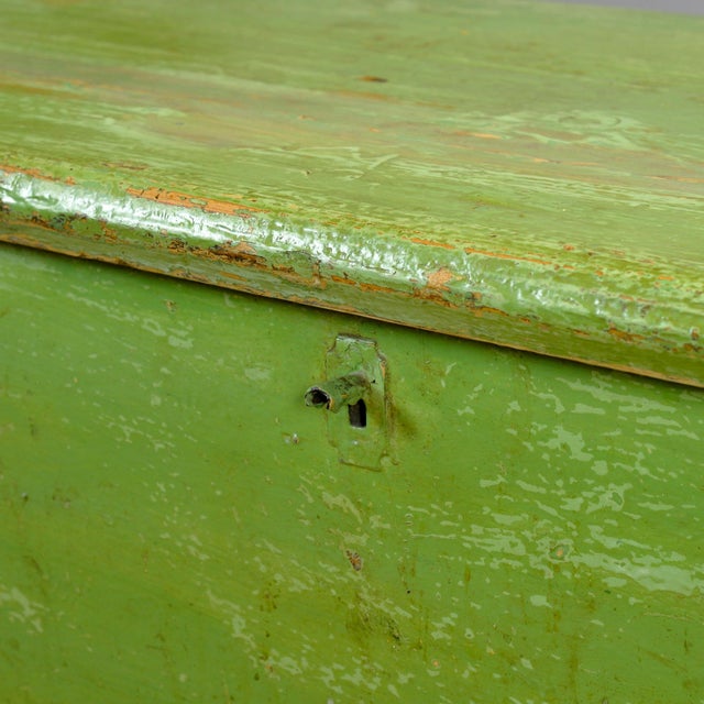 Antique Hungarian Pine Bench with Storage, 1900s For Sale - Image 10 of 18