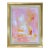 1980s Abstract Painting Pink #3 on Stretched Canvas For Sale
