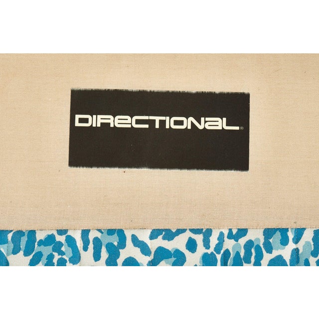 Directional Lounge Chair and Ottoman, 1980 For Sale - Image 9 of 9