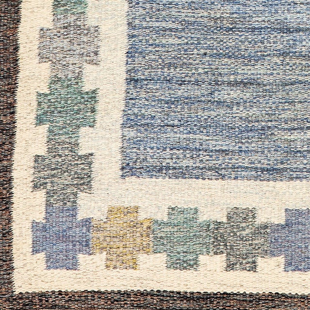 Swedish Rug by Ingegerd Silow, 1950s For Sale - Image 6 of 7
