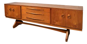 Mid 20th Century Vintage Teak Sideboard by Beautility