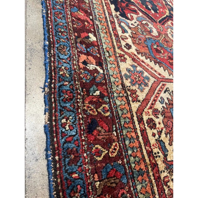 Early 19th Century 1920s Antique Hamedan Rug For Sale - Image 5 of 7