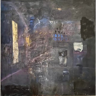 “Sense of Place” Contemporary Original Abstract Expressionist Painting by Ellen Reinkraut For Sale