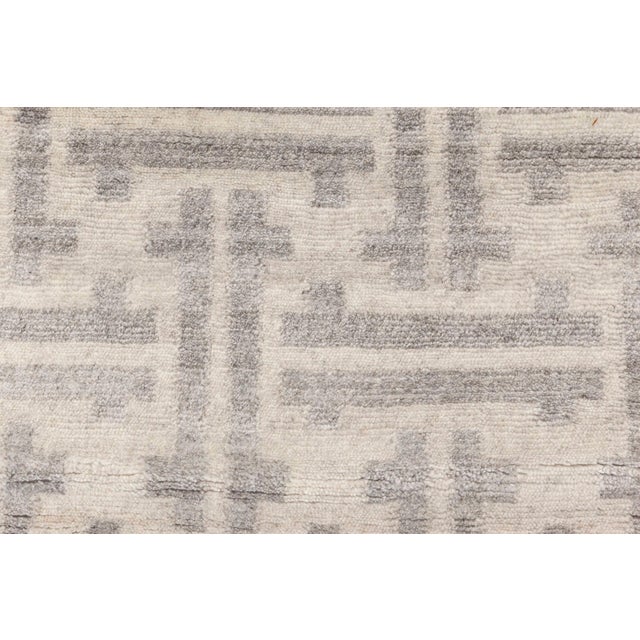 Modern Large Terra Rug Handmade in Natural Wool by Doris Leslie Blau For Sale - Image 3 of 7