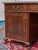 Wood Antique Large Carved Chappendale Writing Desk For Sale - Image 7 of 14