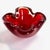 1960s Italian Murano Style Art Glass Red Bowl / Ashtray For Sale In Boston - Image 6 of 8