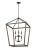 Sean Lavin by Visual Comfort Studio Gannet Large Chandelier, Weathered Oak Wood/Antique Forged Iron For Sale - Image 9 of 9